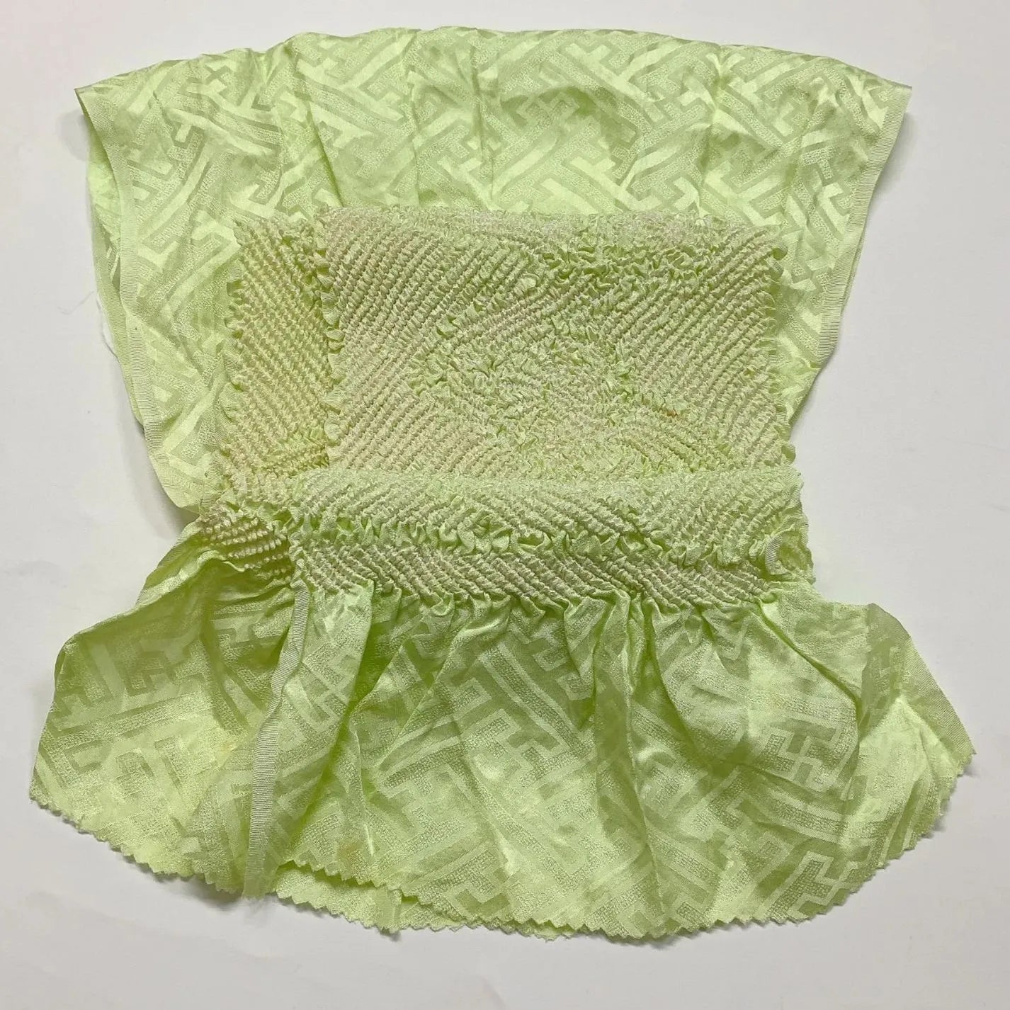 6525# Japanese Kimono Accessory Obiage and Obijime 2-piece Set Silk Shibori