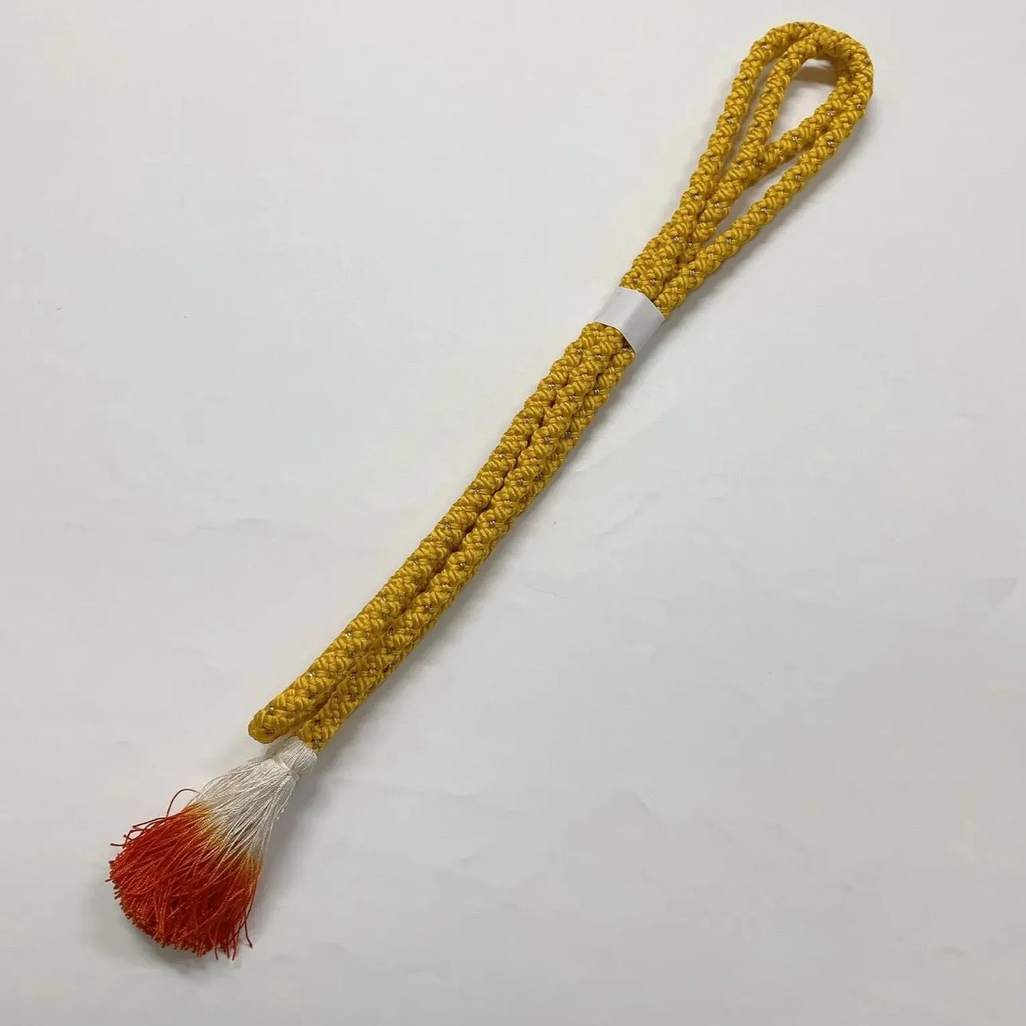 6526# Japanese Kimono Accessory Obiage and Obijime 2-piece Set Silk Shibori