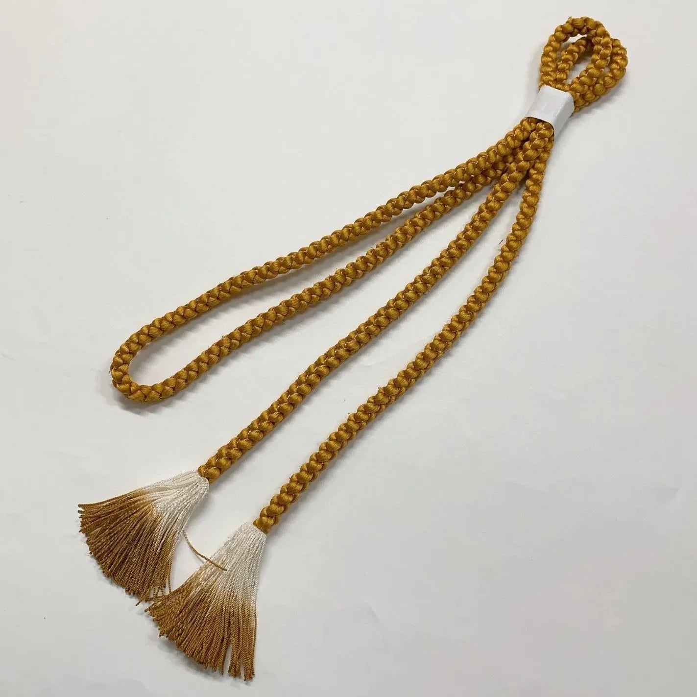 6528# Japanese Kimono Accessory Obiage and Obijime 2-piece Set Silk Shibori