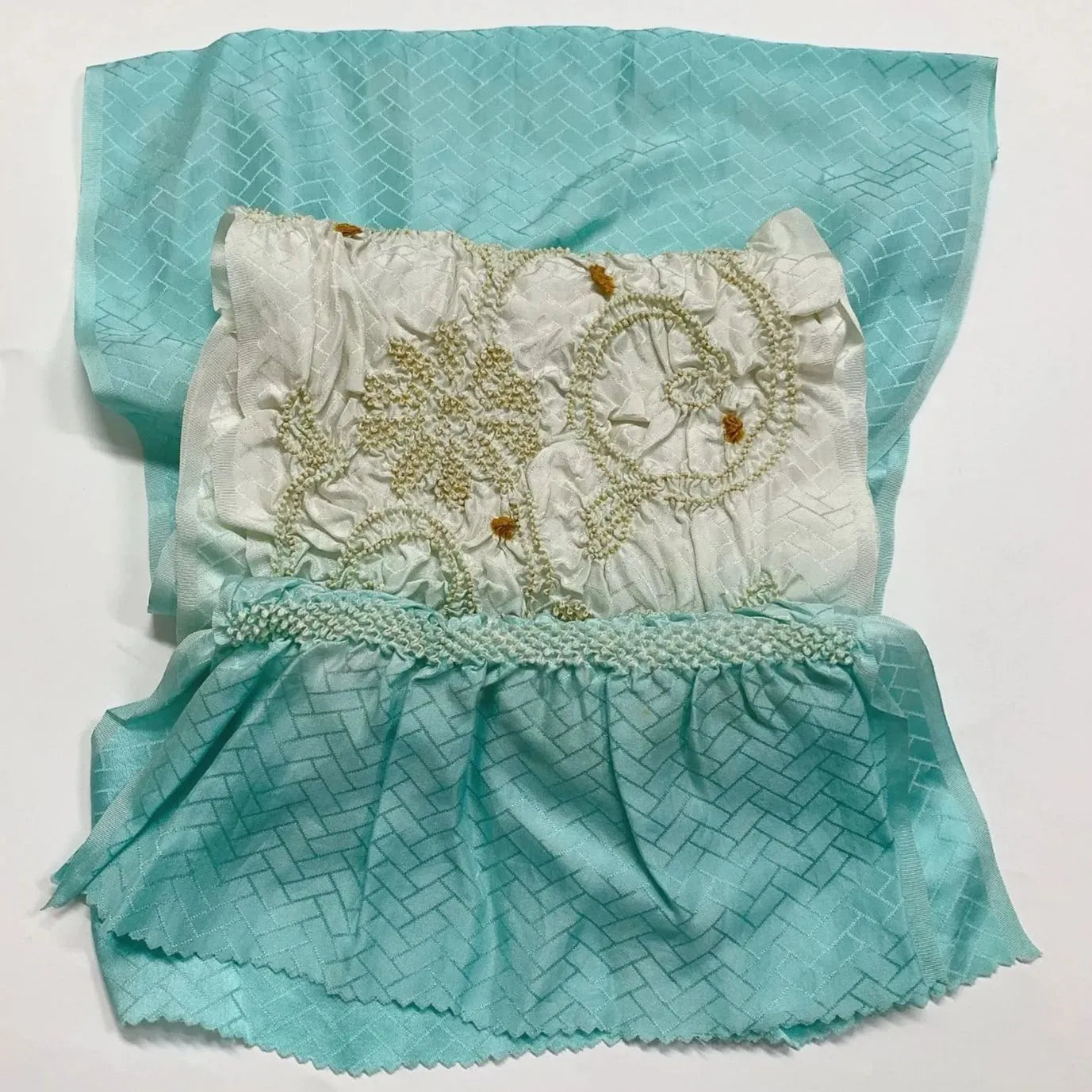 6531# Japanese Kimono Accessory Obiage and Obijime 2-piece Set Silk Shibori