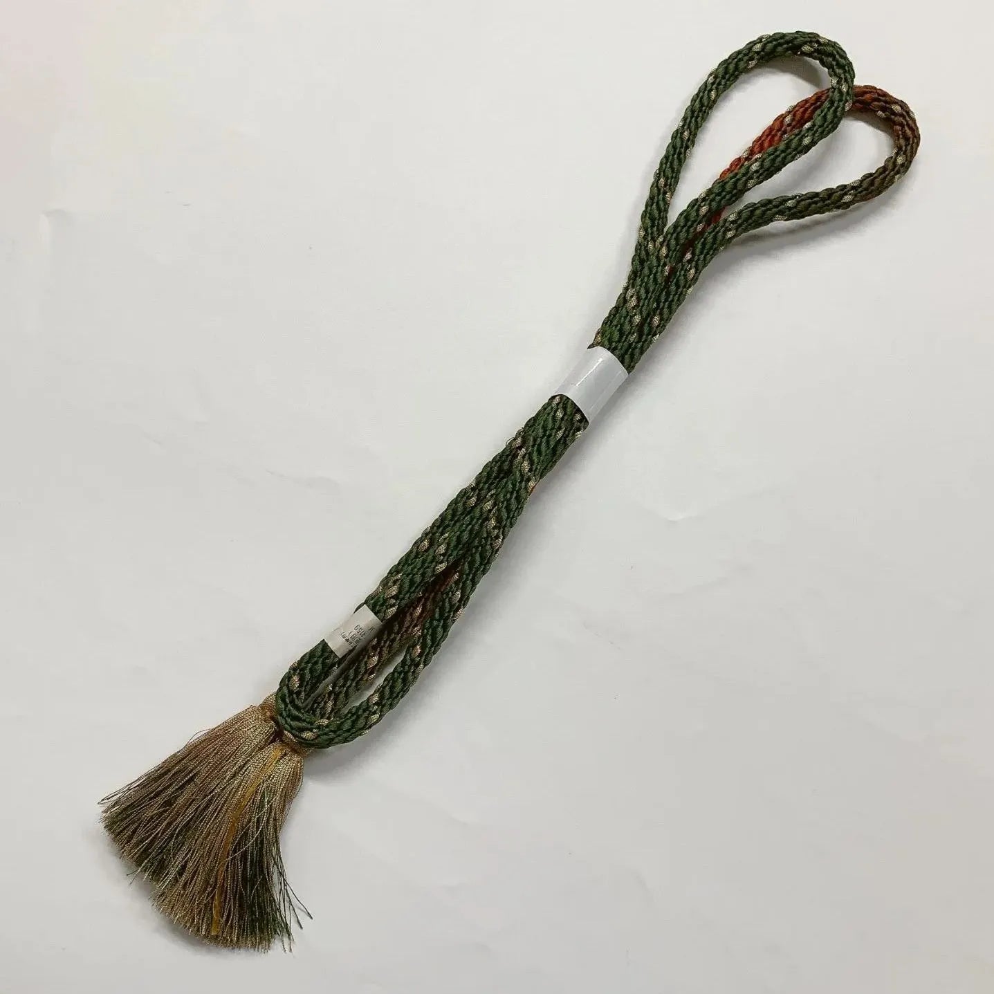 6533# Japanese Kimono Accessory Obiage and Obijime 2-piece Set Silk Shibori