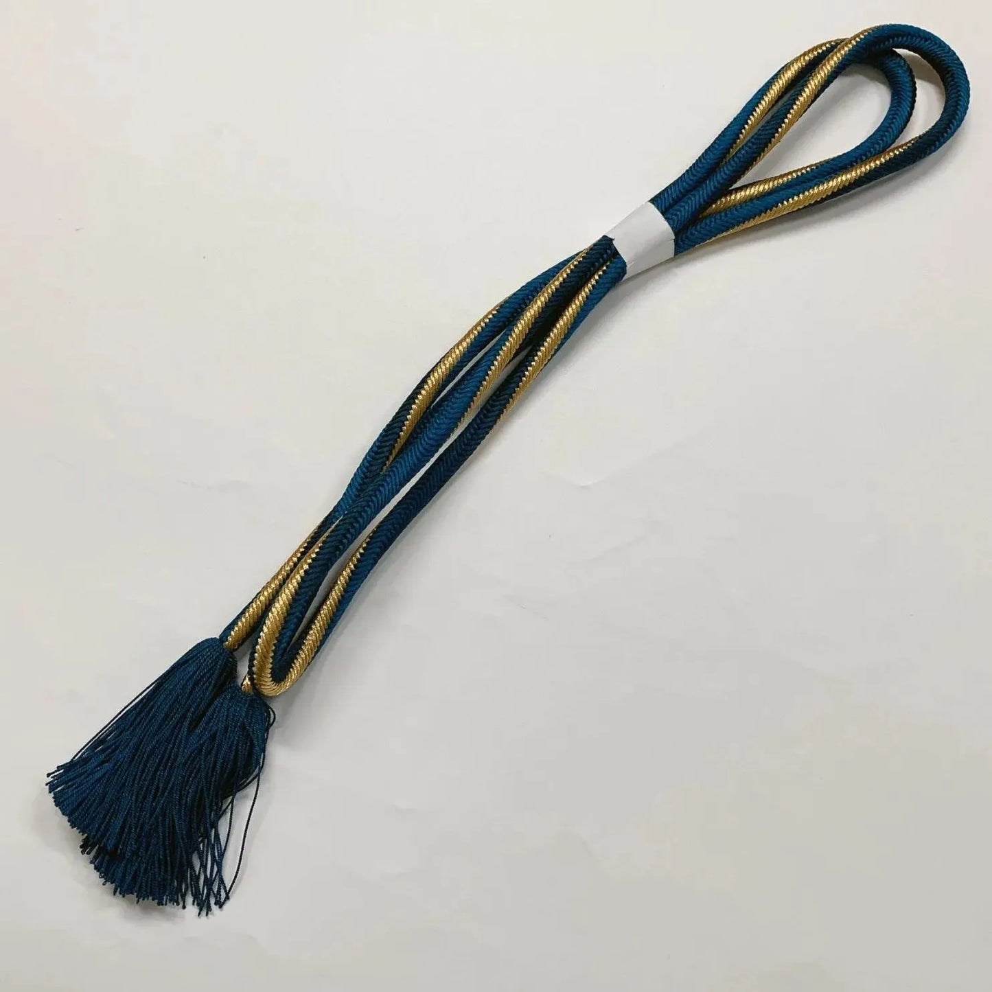 6534# Japanese Kimono Accessory Obiage and Obijime 2-piece Set Silk Shibori