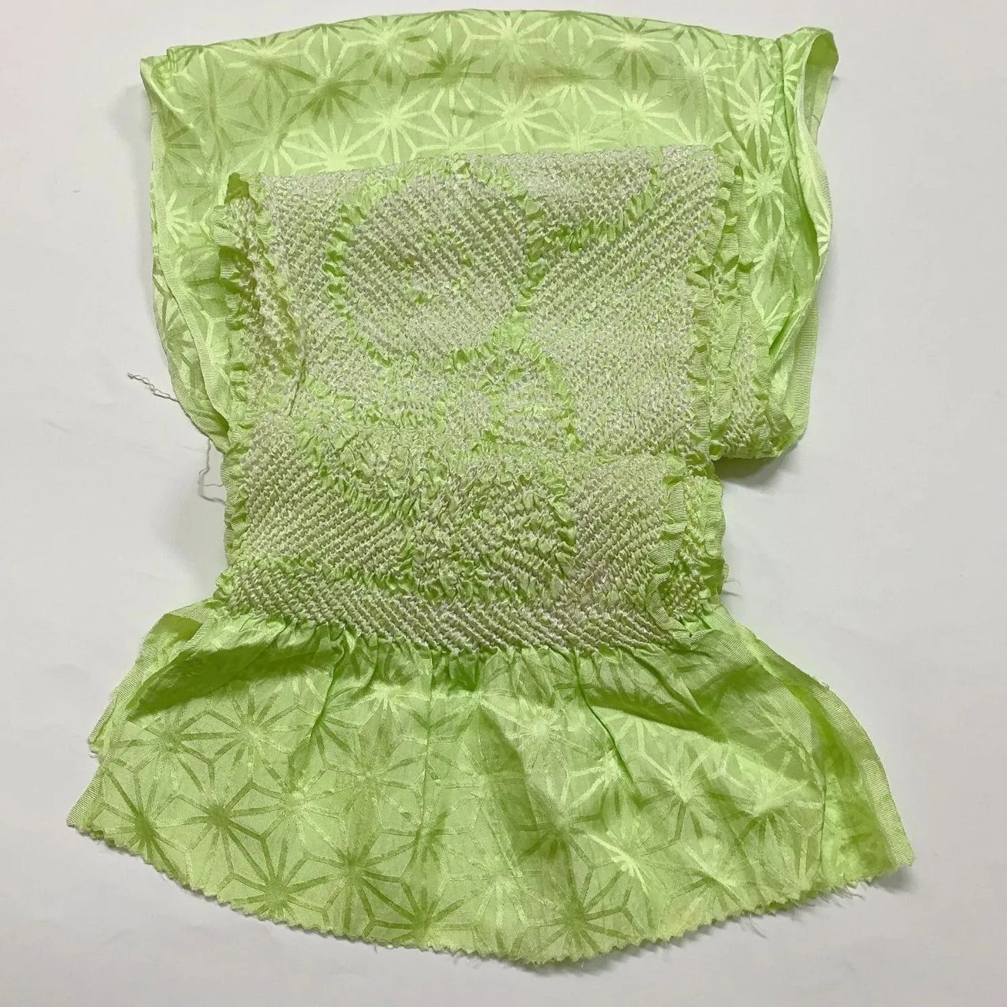 6535# Japanese Kimono Accessory Obiage and Obijime 2-piece Set Silk Shibori