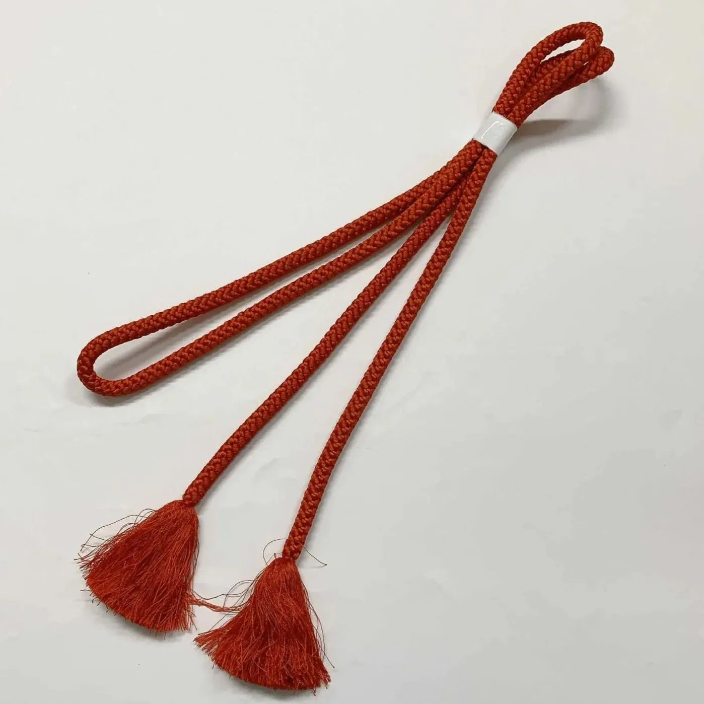 6541# Japanese Kimono Accessory Obiage and Obijime 2-piece Set Silk Shibori