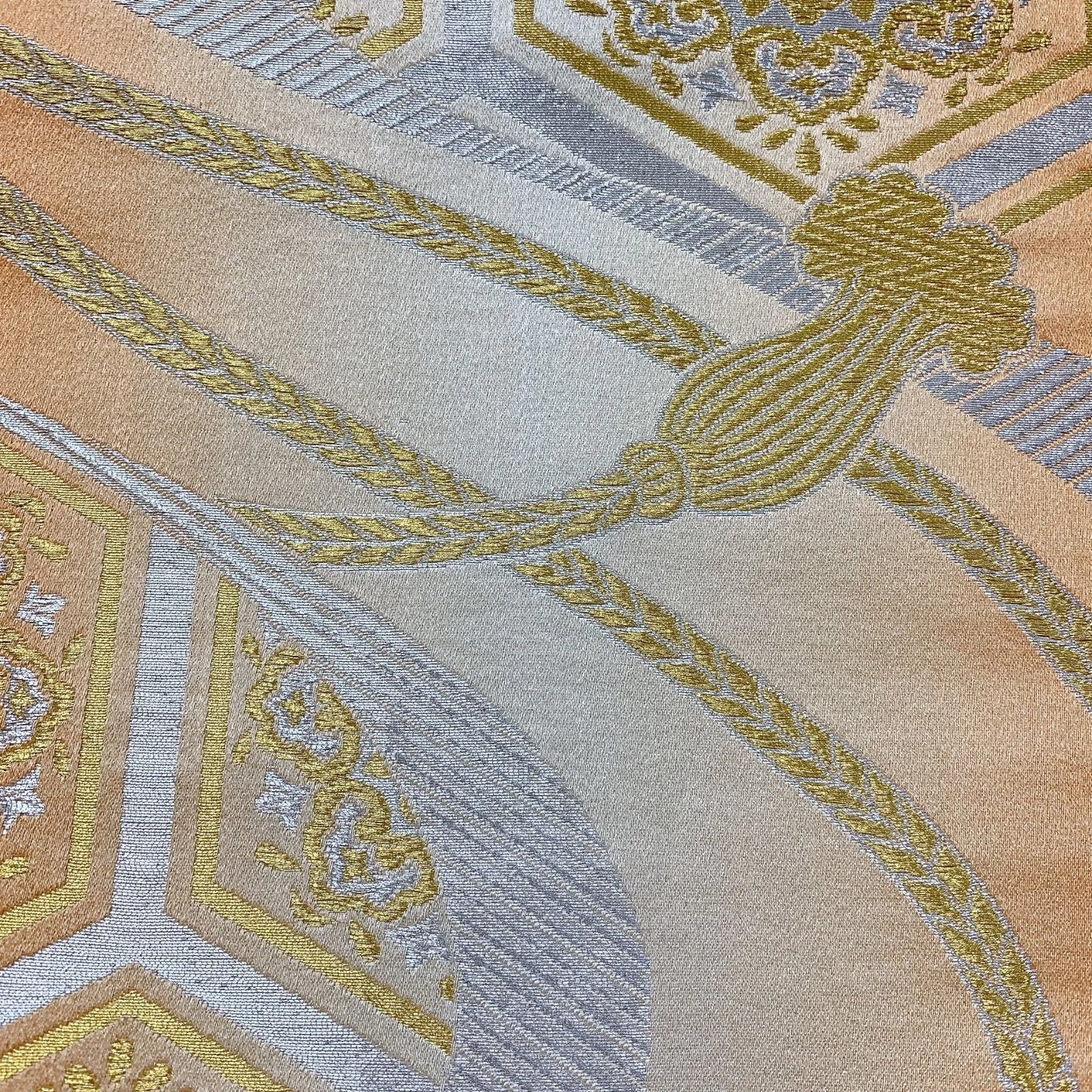 6543# Japanese Vintage Fukuro Obi Belt Kimono Fabric Silk Traditional