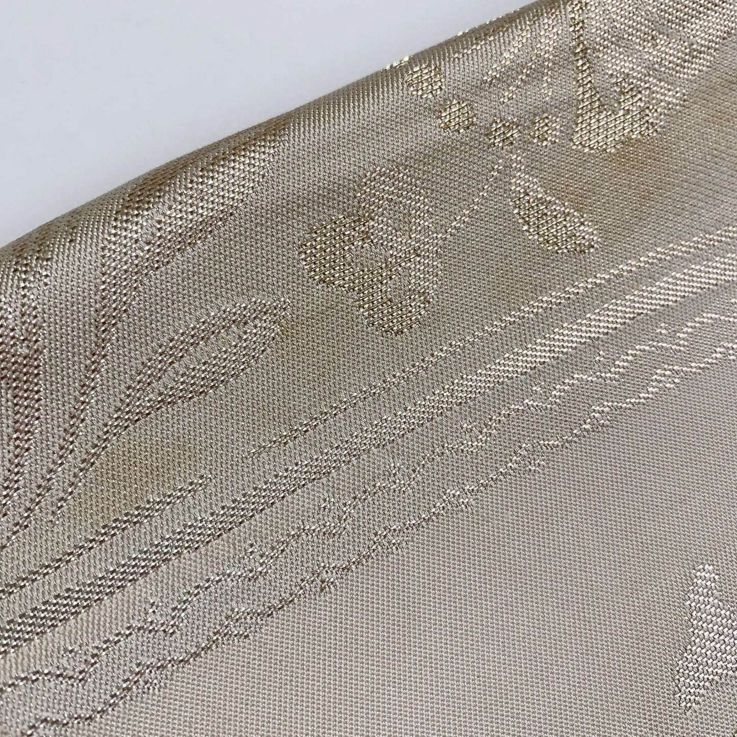 6560# Japanese Vintage Fukuro Obi Belt Kimono Fabric Silk Traditional