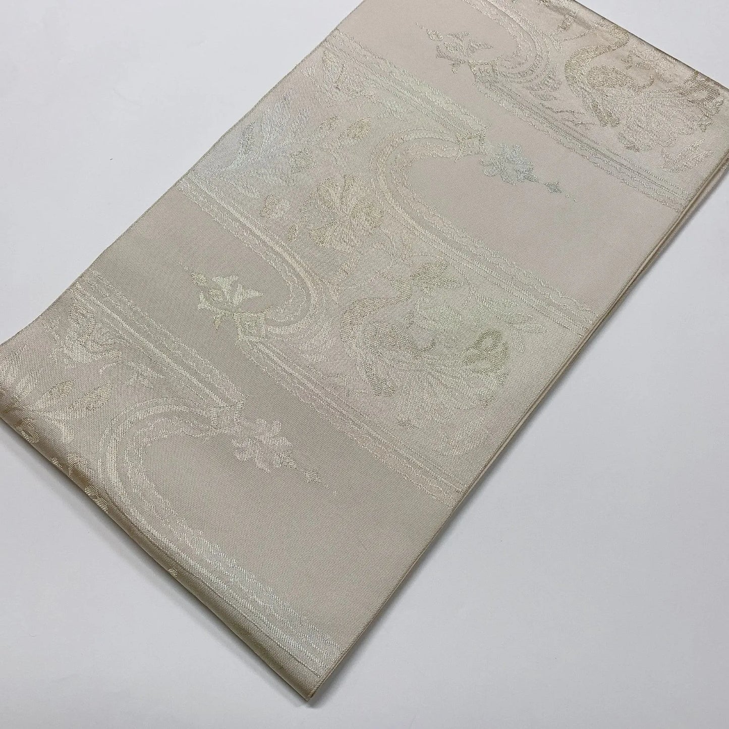 6560# Japanese Vintage Fukuro Obi Belt Kimono Fabric Silk Traditional