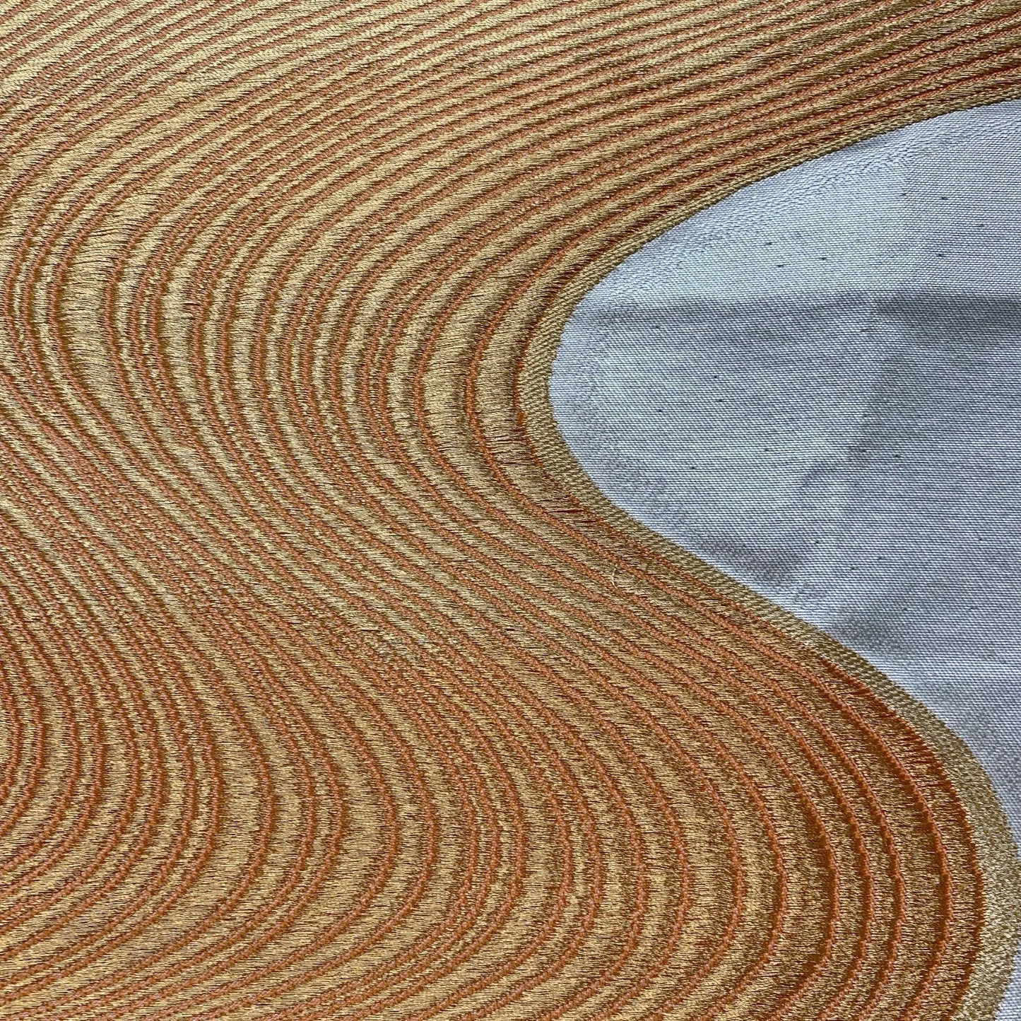 6562# Japanese Vintage Fukuro Obi Belt Kimono Fabric Silk Traditional