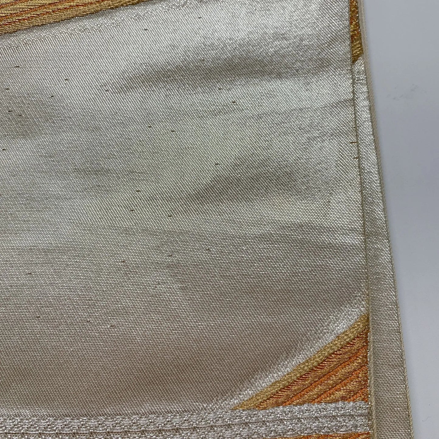 6562# Japanese Vintage Fukuro Obi Belt Kimono Fabric Silk Traditional