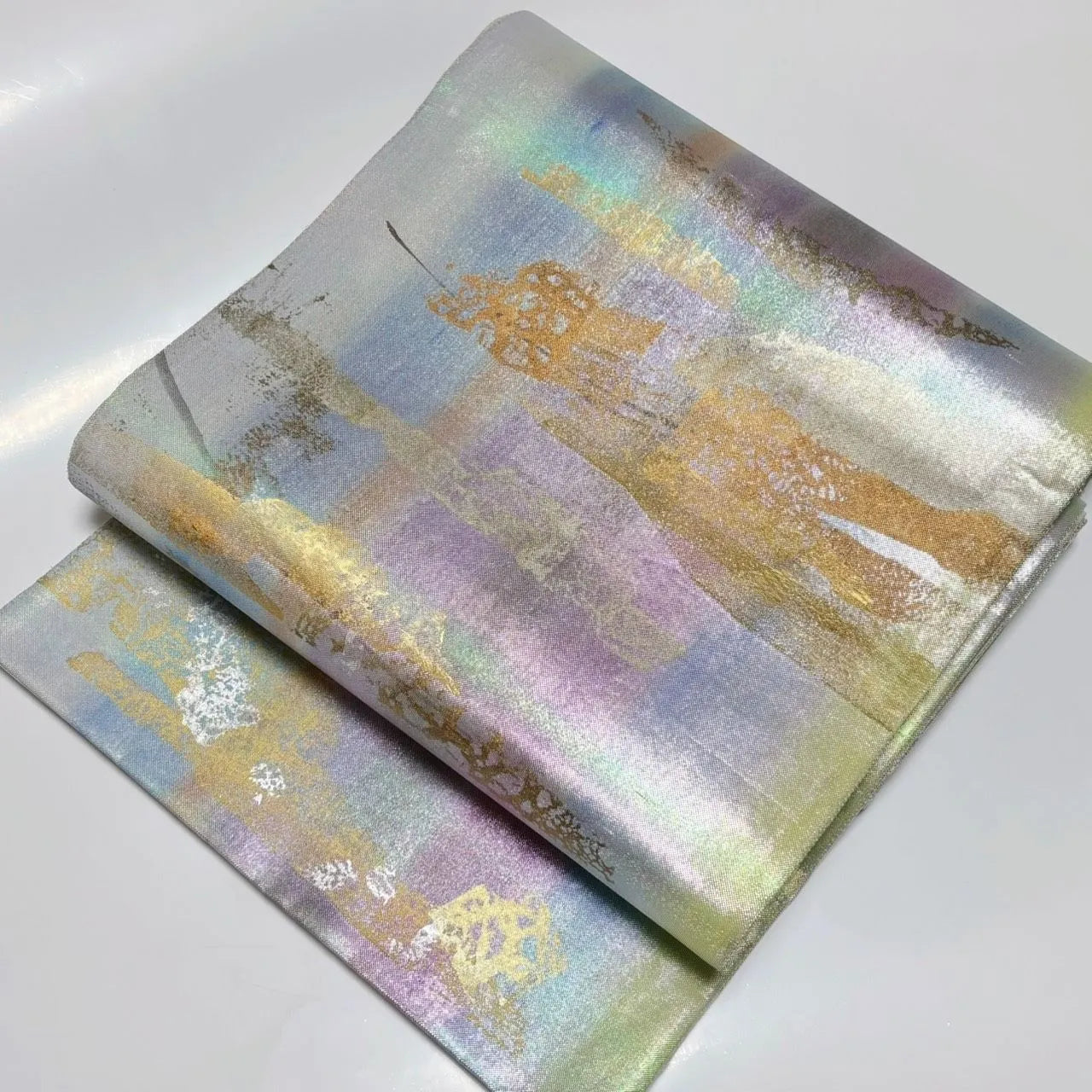 6554# Japanese Vintage Fukuro Obi Belt Kimono Fabric Silk Traditional