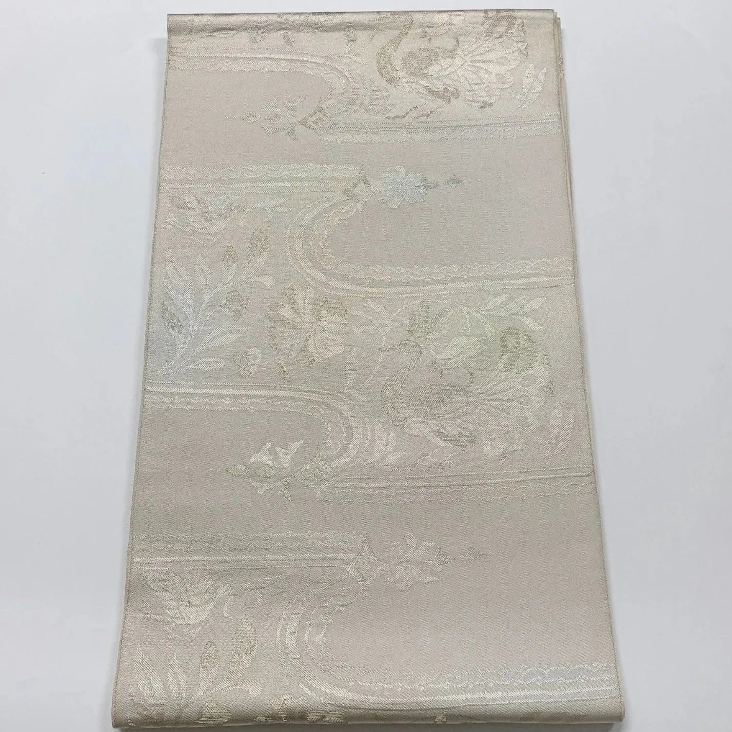 6560# Japanese Vintage Fukuro Obi Belt Kimono Fabric Silk Traditional