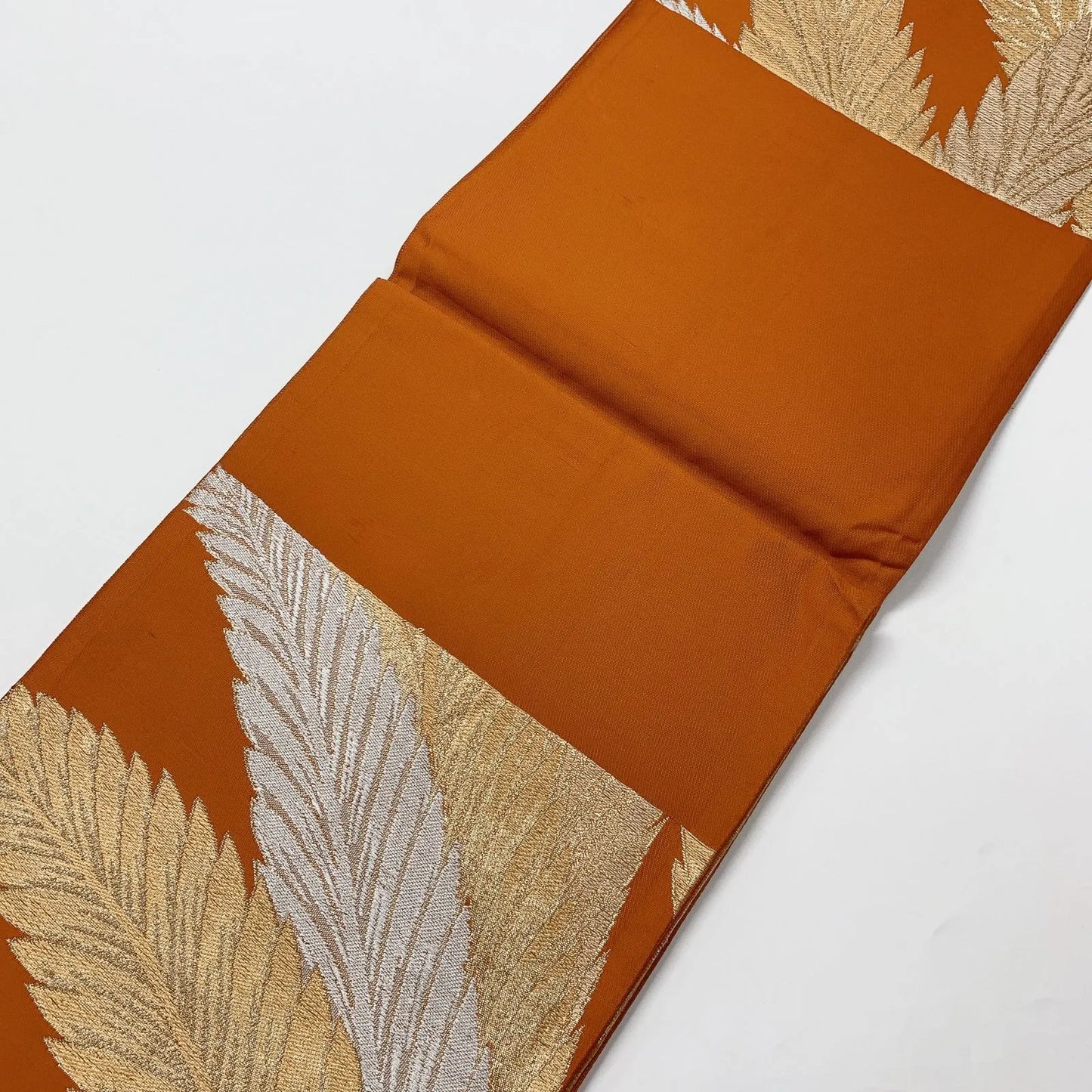 6591# Japanese Vintage Fukuro Obi Belt Kimono Fabric Silk Traditional