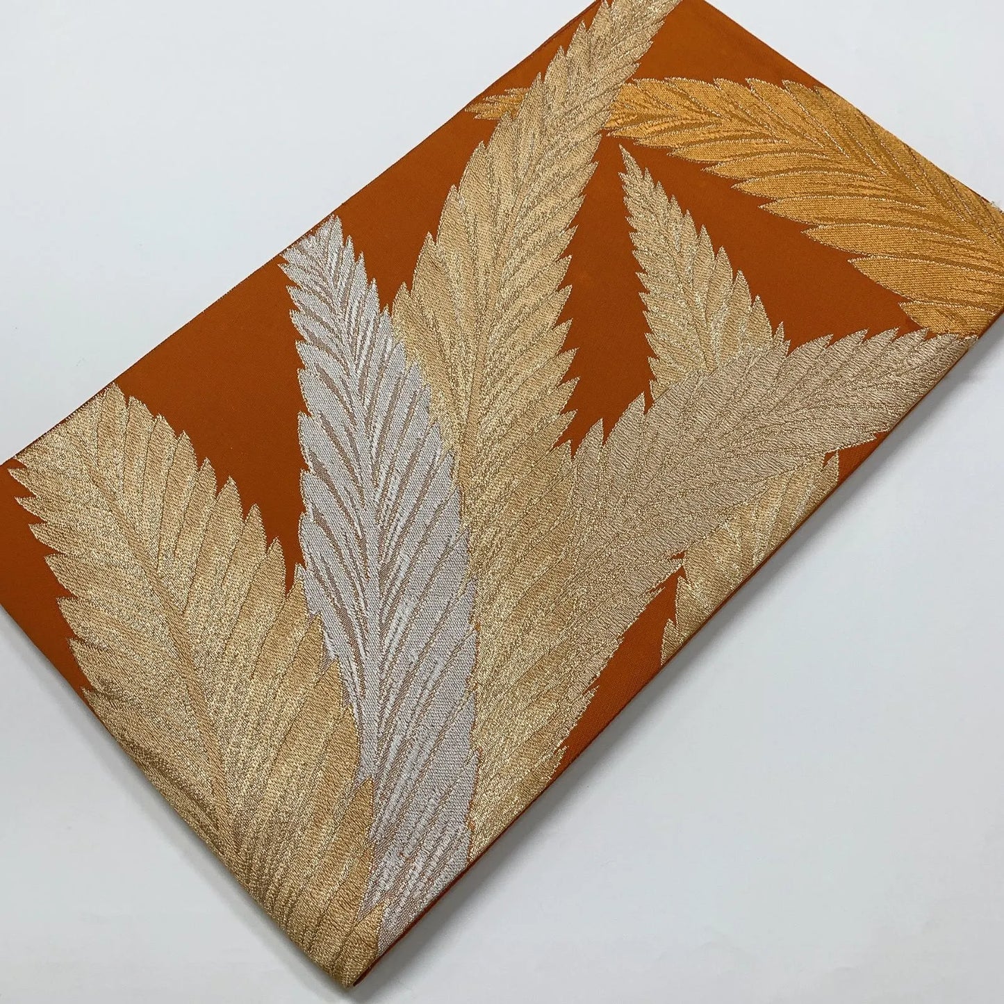 6591# Japanese Vintage Fukuro Obi Belt Kimono Fabric Silk Traditional