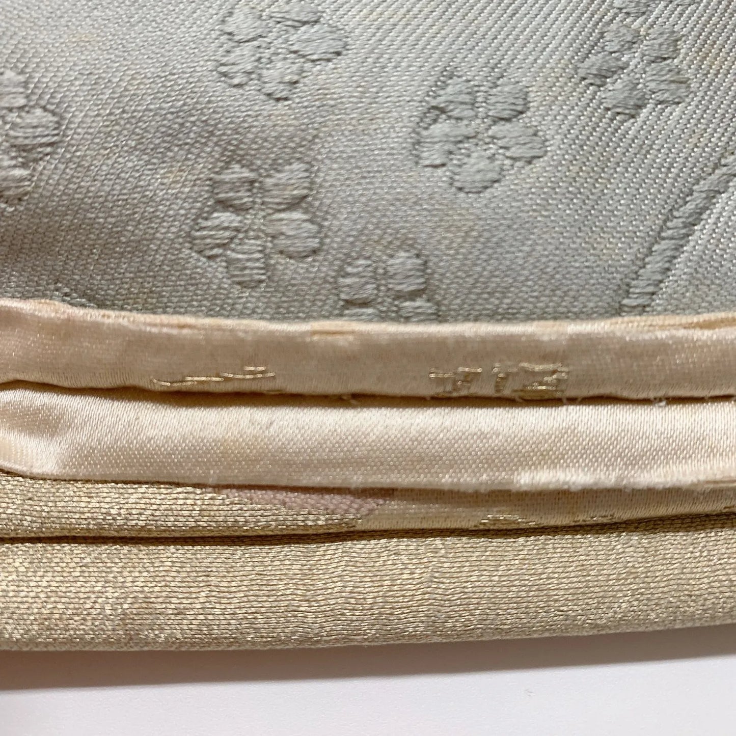 6603# Japanese Vintage Fukuro Obi Belt Kimono Fabric Silk Traditional