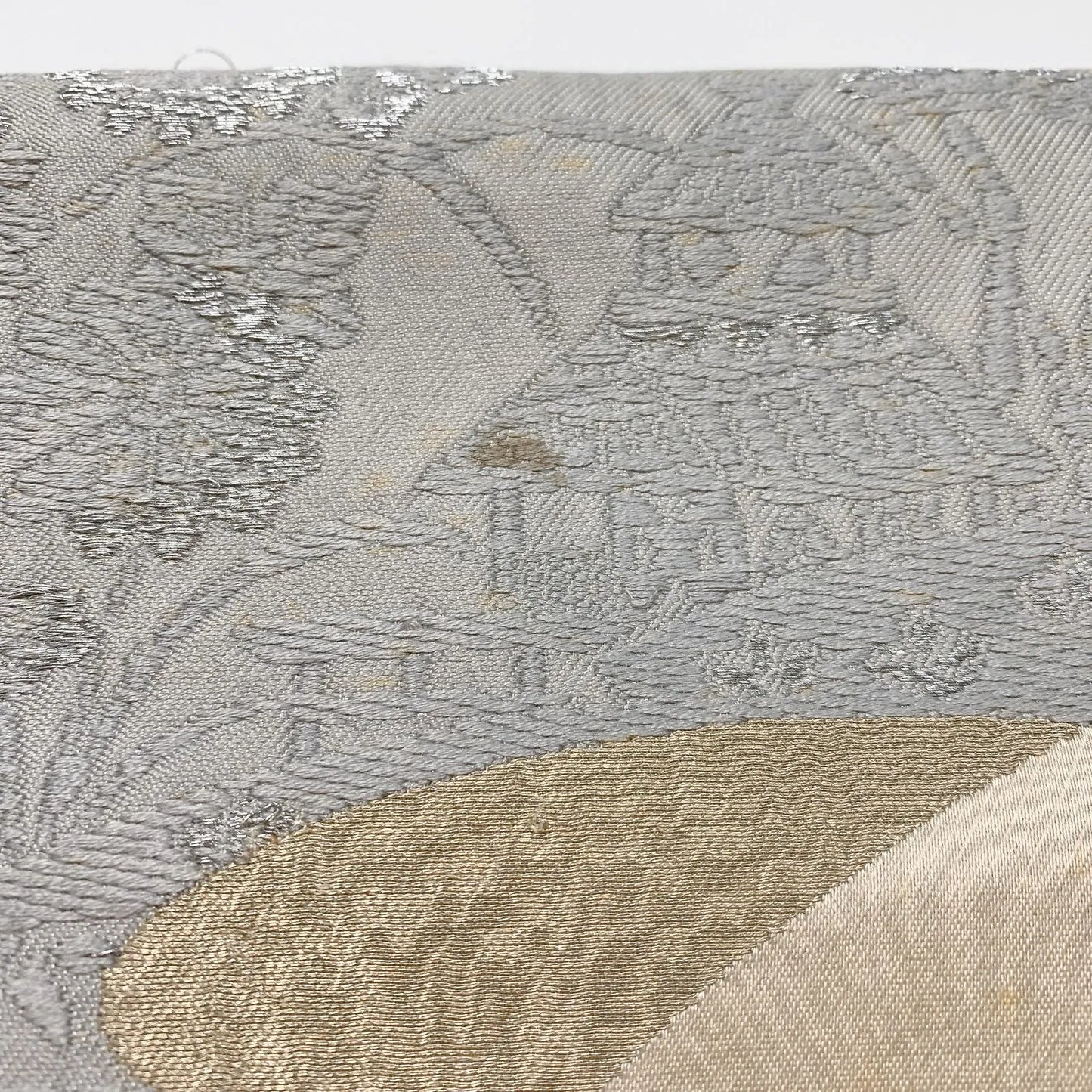 6603# Japanese Vintage Fukuro Obi Belt Kimono Fabric Silk Traditional