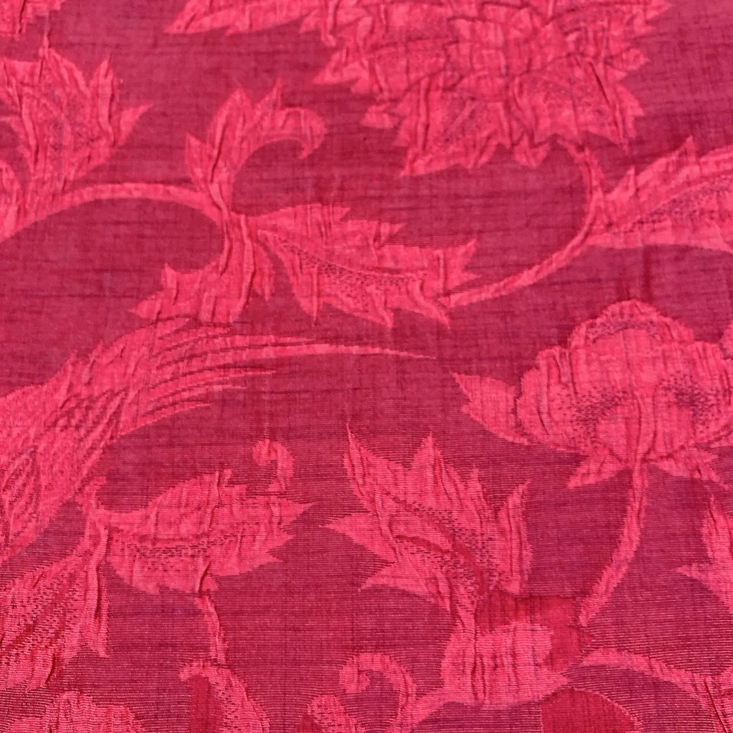 6607# Japanese Vintage Fukuro Obi Belt Kimono Fabric Silk Traditional