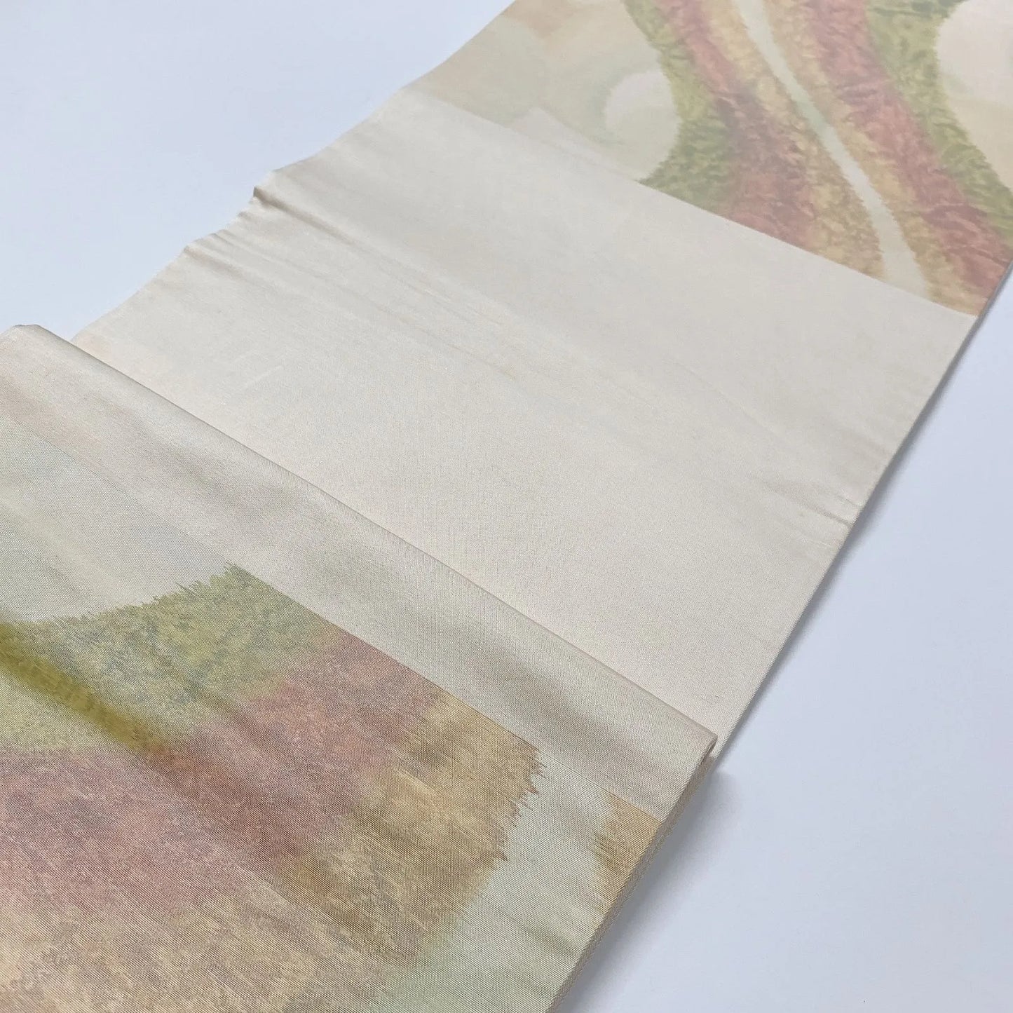 6608# Japanese Vintage Fukuro Obi Belt Kimono Fabric Silk Traditional