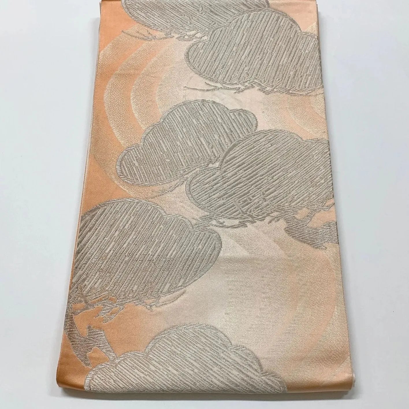 6601# Japanese Vintage Fukuro Obi Belt Kimono Fabric Silk Traditional