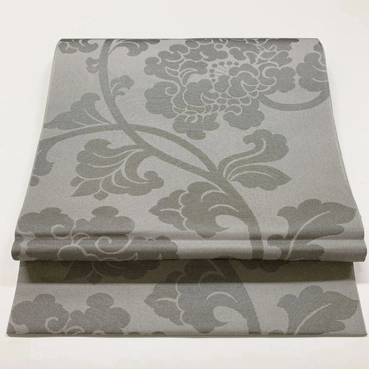 6606# Japanese Vintage Fukuro Obi Belt Kimono Fabric Silk Traditional