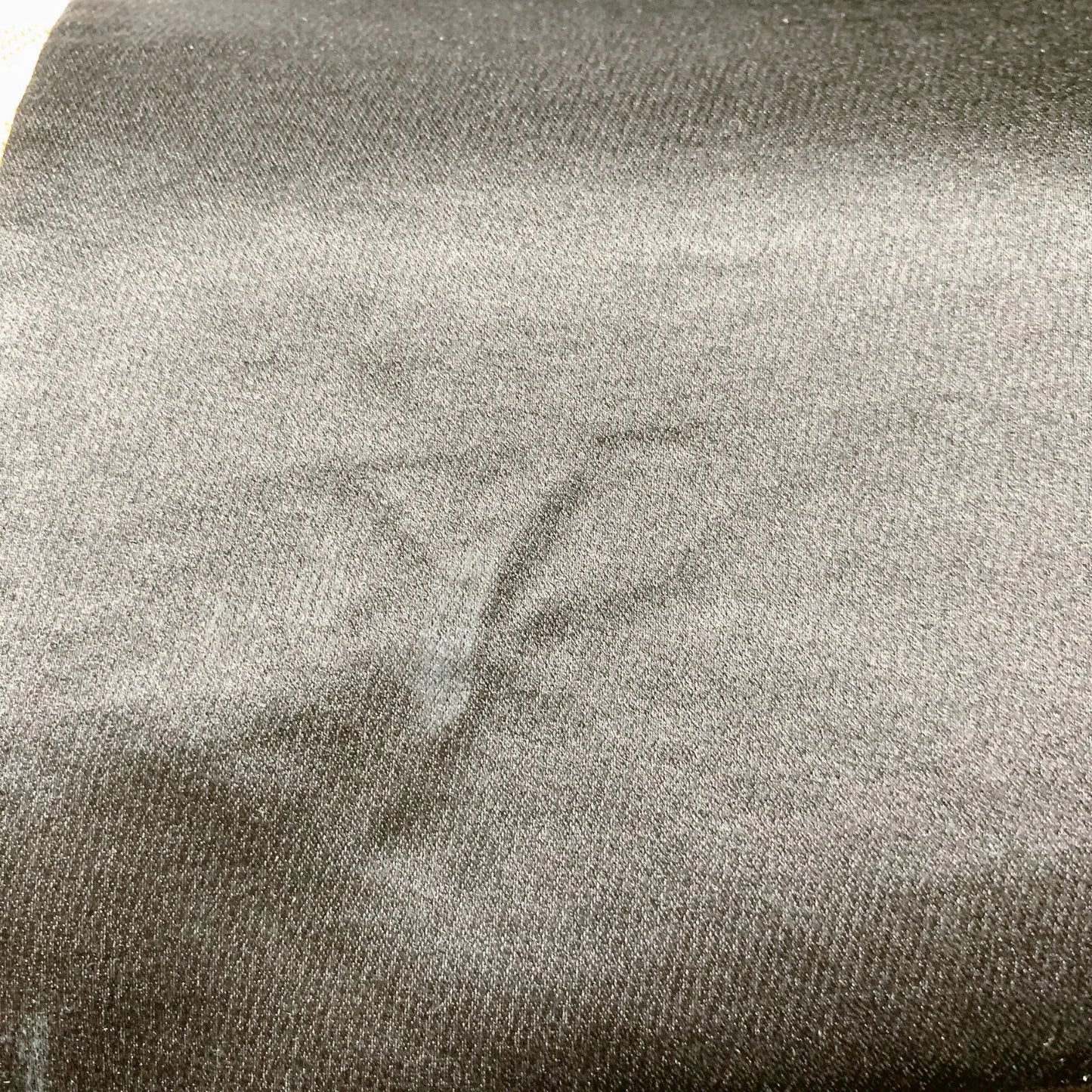 6622# Japanese Vintage Fukuro Obi Belt Kimono Fabric Silk Traditional Black