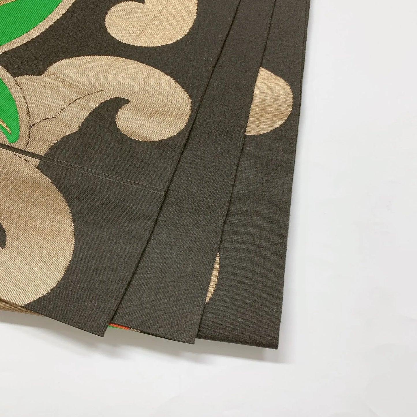 6630# Japanese Vintage Fukuro Obi Belt Kimono Fabric Silk Traditional