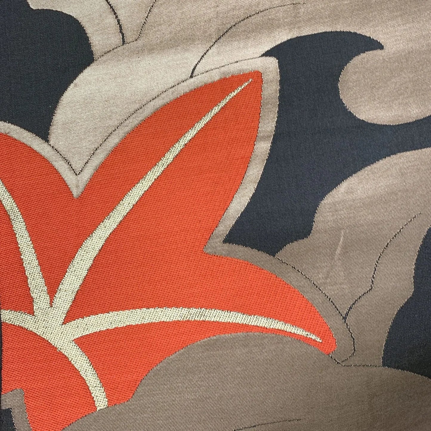 6630# Japanese Vintage Fukuro Obi Belt Kimono Fabric Silk Traditional