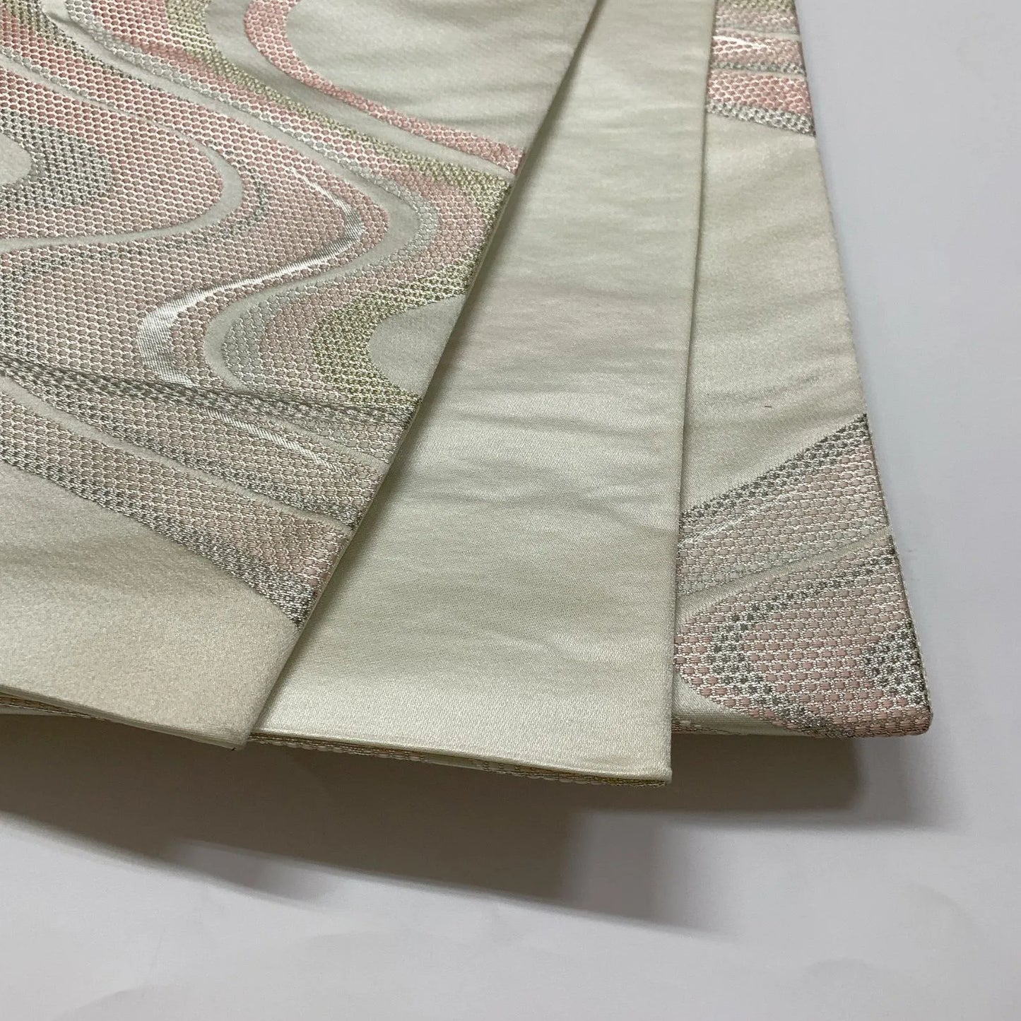 6636# Japanese Vintage Fukuro Obi Belt Kimono Fabric Silk Traditional