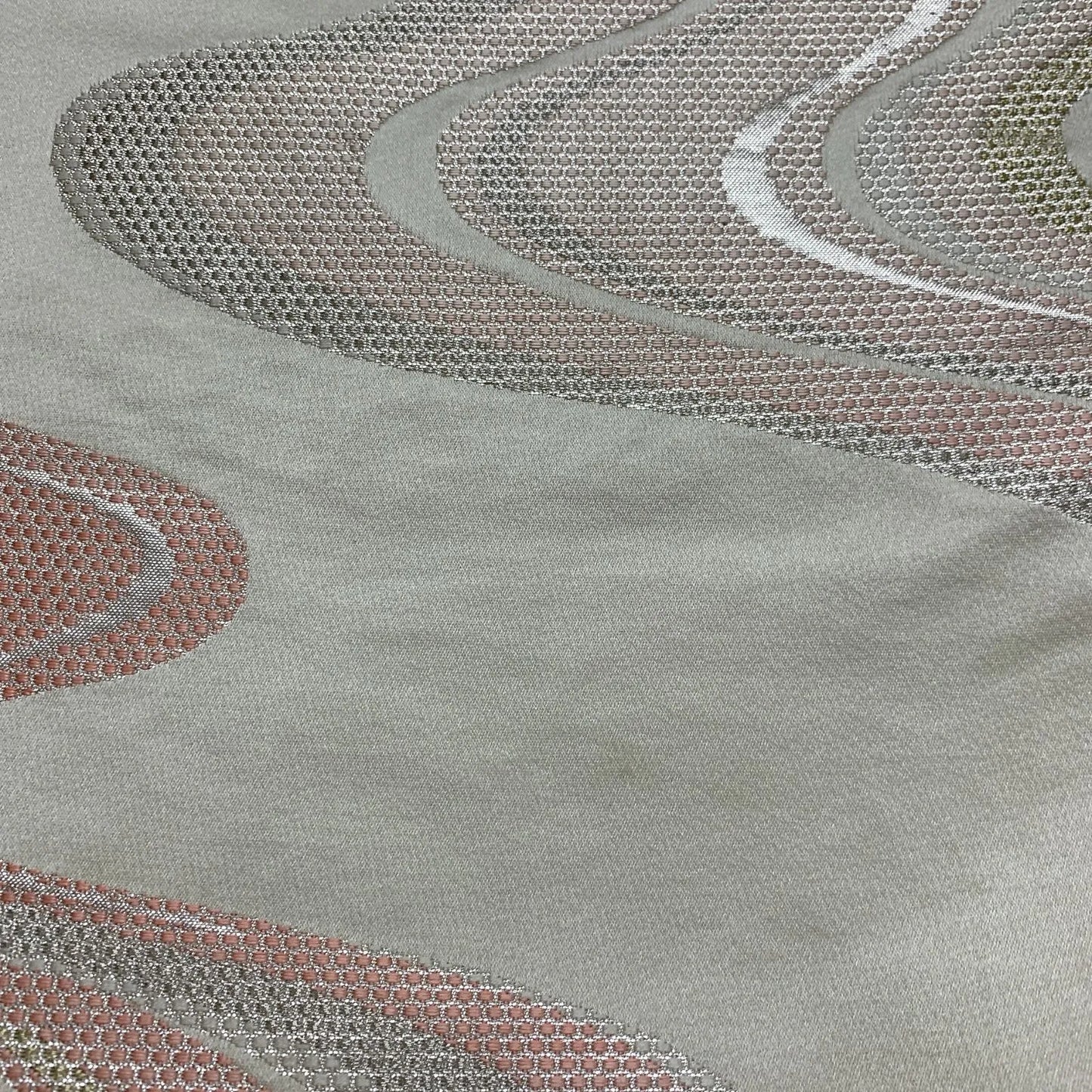 6636# Japanese Vintage Fukuro Obi Belt Kimono Fabric Silk Traditional