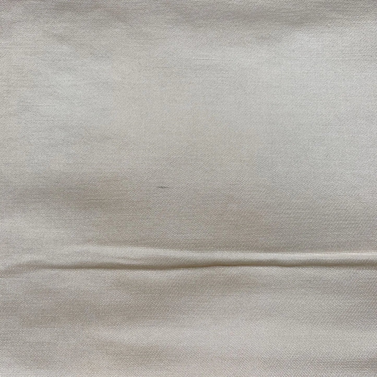 6639# Japanese Vintage Fukuro Obi Belt Kimono Fabric Silk Traditional Silver