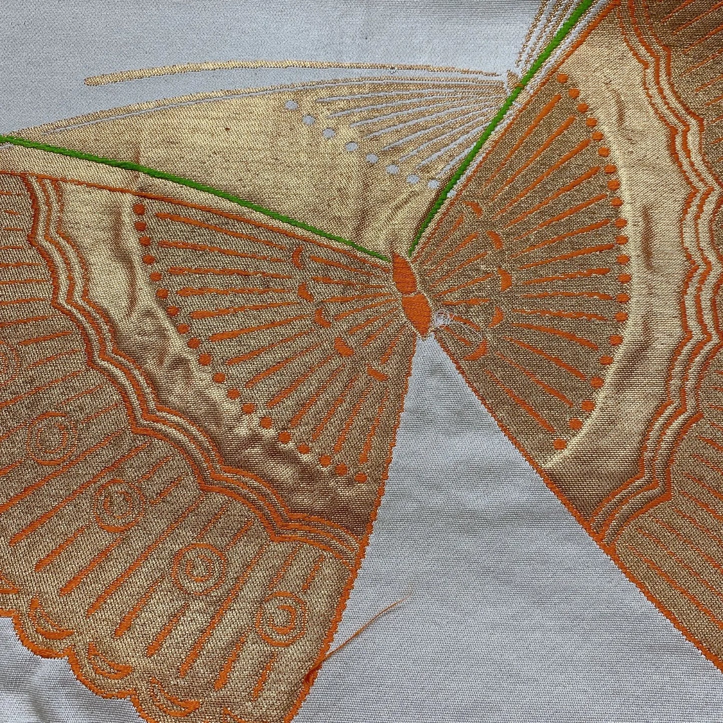 6640# Japanese Vintage Fukuro Obi Belt Kimono Fabric Silk Traditional