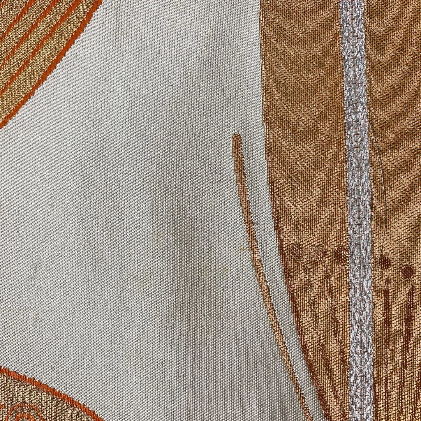 6640# Japanese Vintage Fukuro Obi Belt Kimono Fabric Silk Traditional