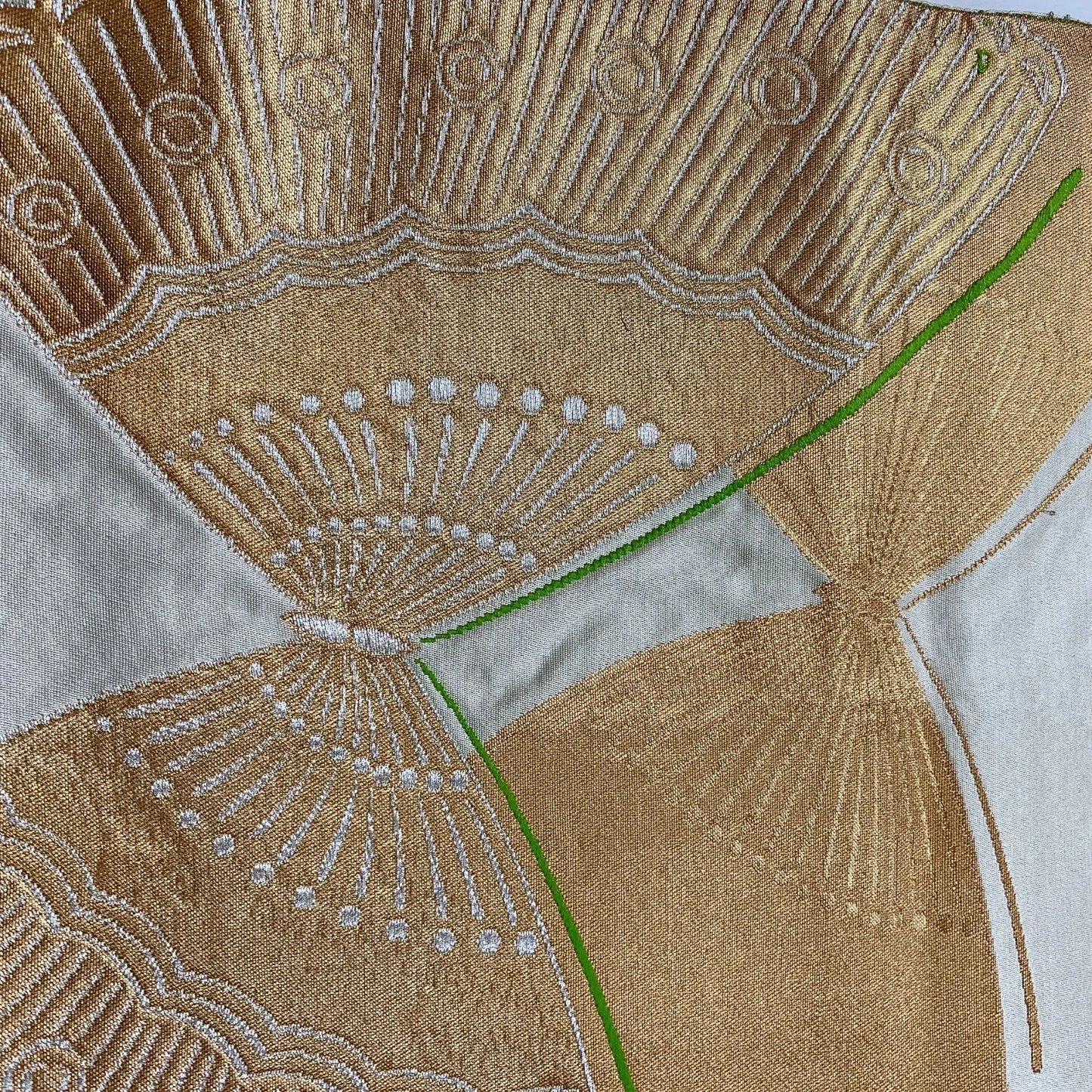 6640# Japanese Vintage Fukuro Obi Belt Kimono Fabric Silk Traditional