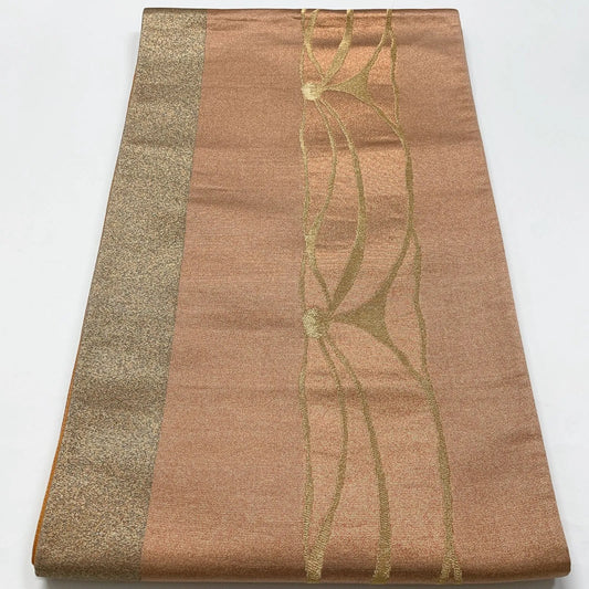 6641# Japanese Vintage Fukuro Obi Belt Kimono Fabric Silk Traditional