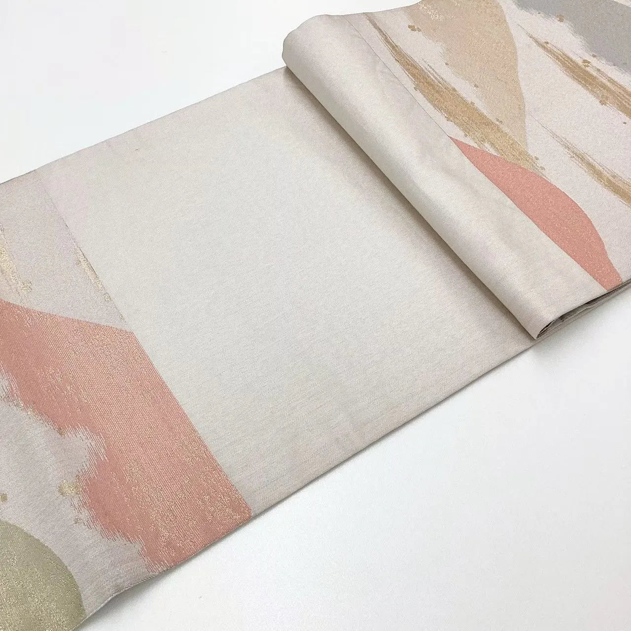 6644# Japanese Vintage Fukuro Obi Belt Kimono Fabric Silk Traditional