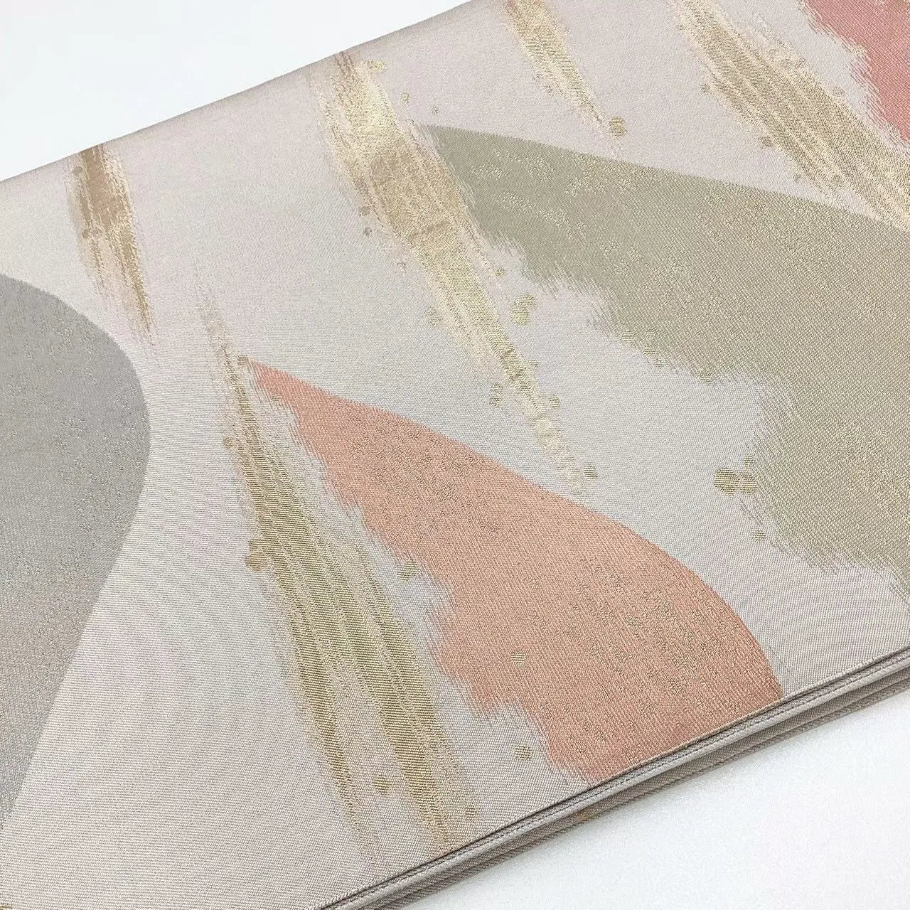 6644# Japanese Vintage Fukuro Obi Belt Kimono Fabric Silk Traditional