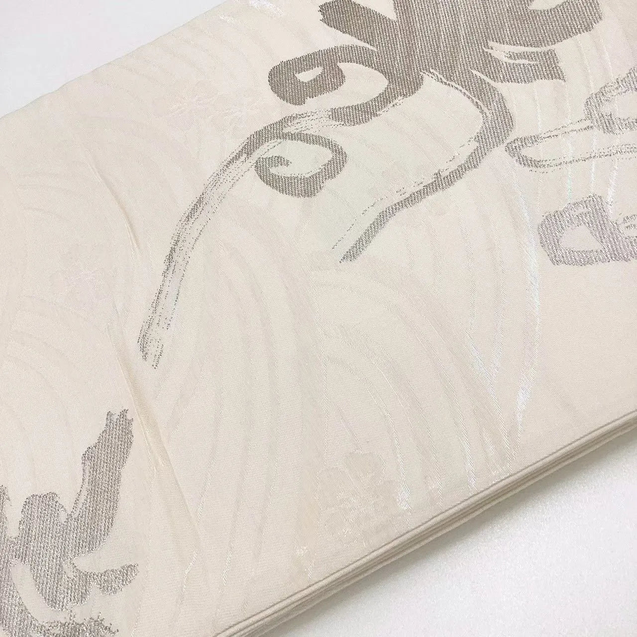 6645# Japanese Vintage Fukuro Obi Belt Kimono Fabric Silk Traditional