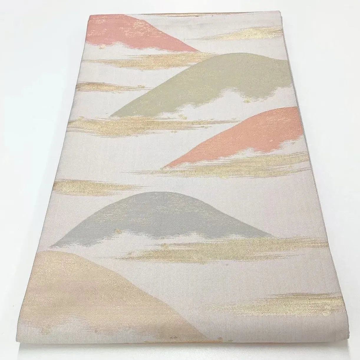 6644# Japanese Vintage Fukuro Obi Belt Kimono Fabric Silk Traditional