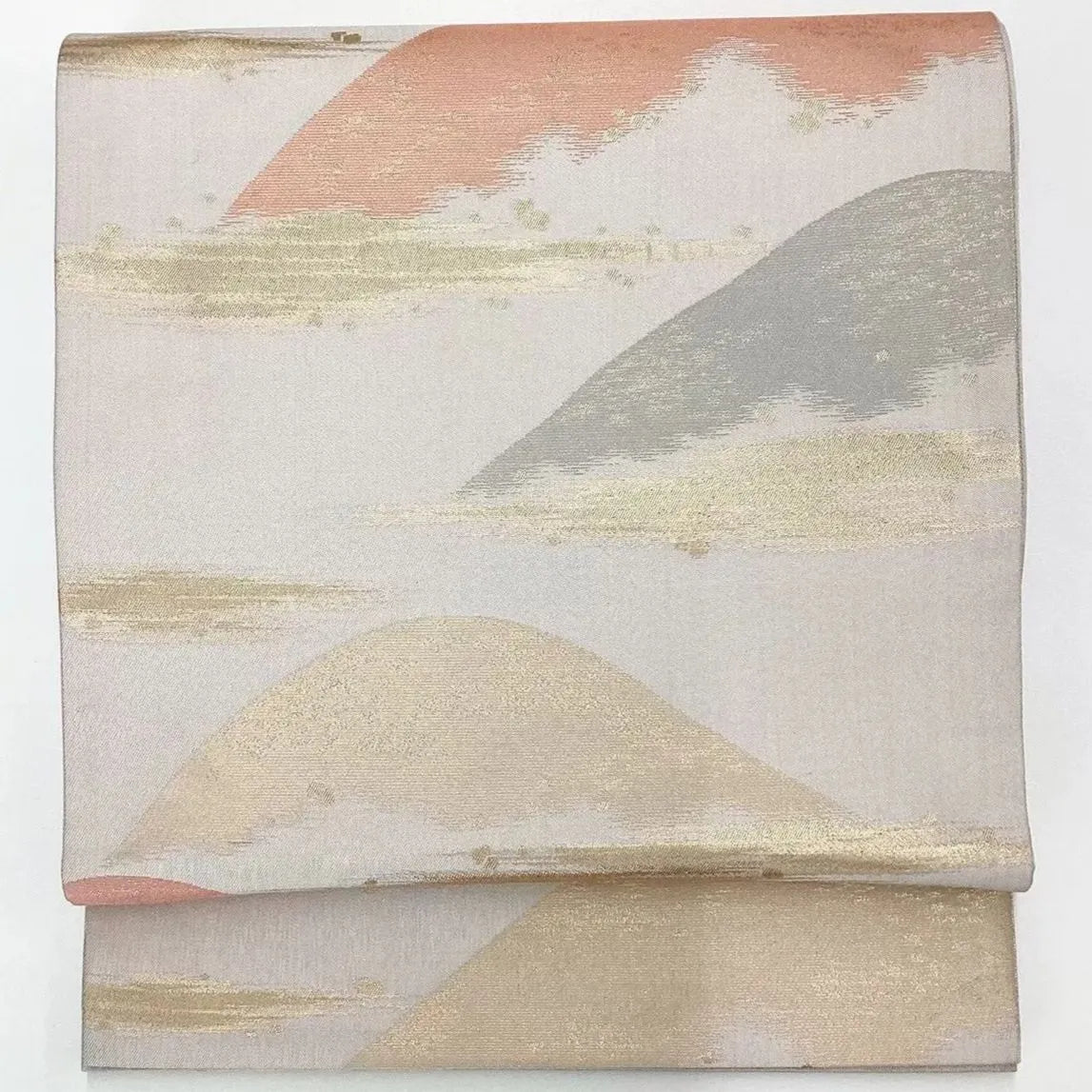 6644# Japanese Vintage Fukuro Obi Belt Kimono Fabric Silk Traditional