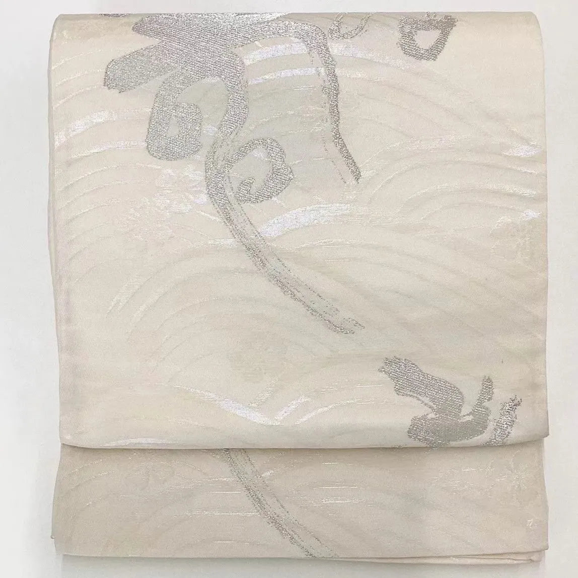 6645# Japanese Vintage Fukuro Obi Belt Kimono Fabric Silk Traditional