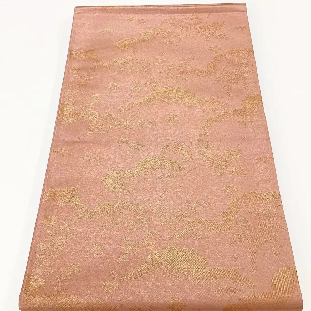 6647# Japanese Vintage Fukuro Obi Belt Kimono Fabric Silk Traditional Embroidery