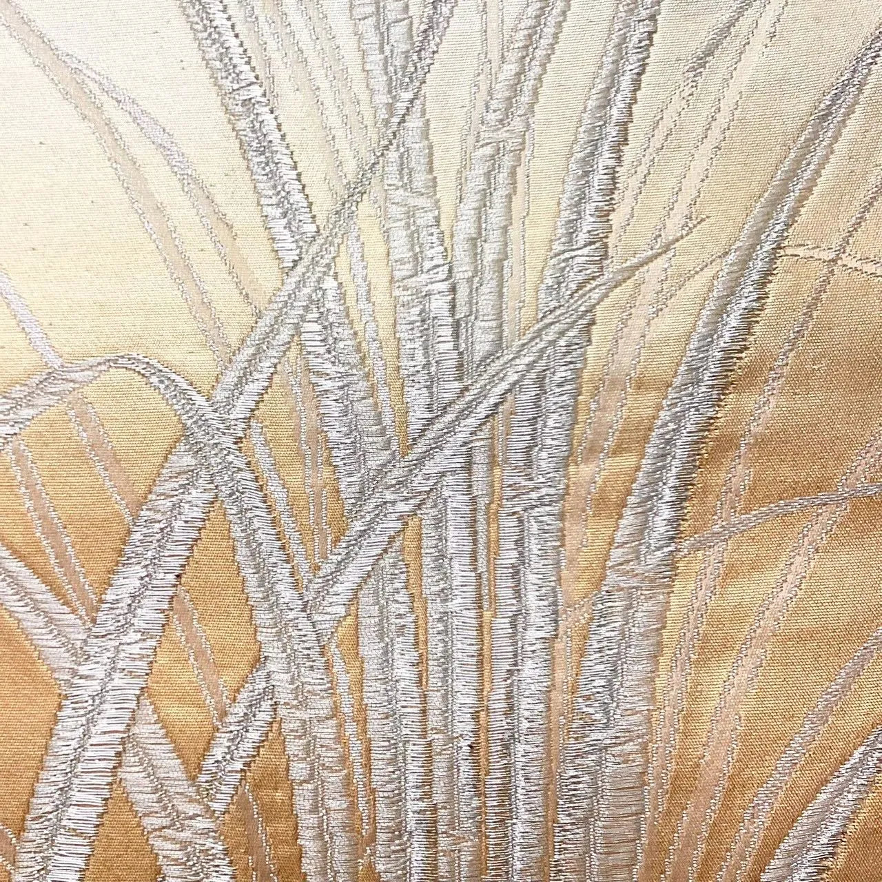 6666# Japanese Vintage Fukuro Obi Belt Kimono Fabric Silk Traditional