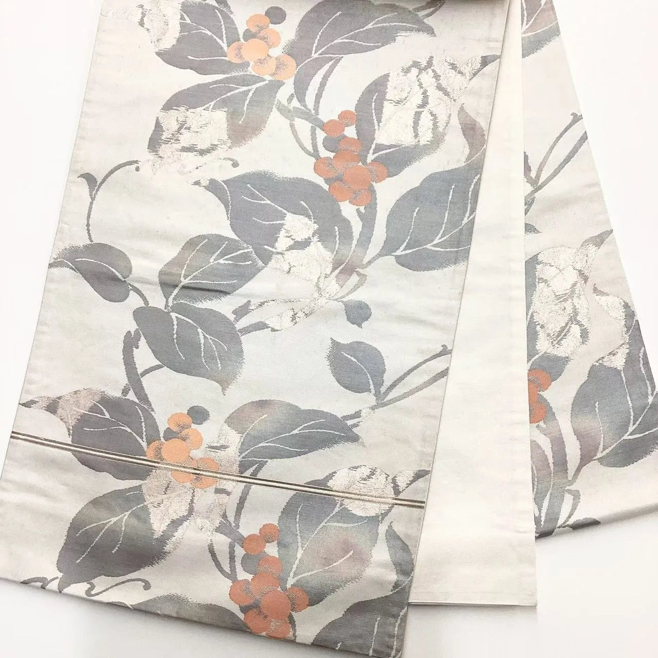 6680# Japanese Vintage Fukuro Obi Belt Kimono Fabric Silk Traditional