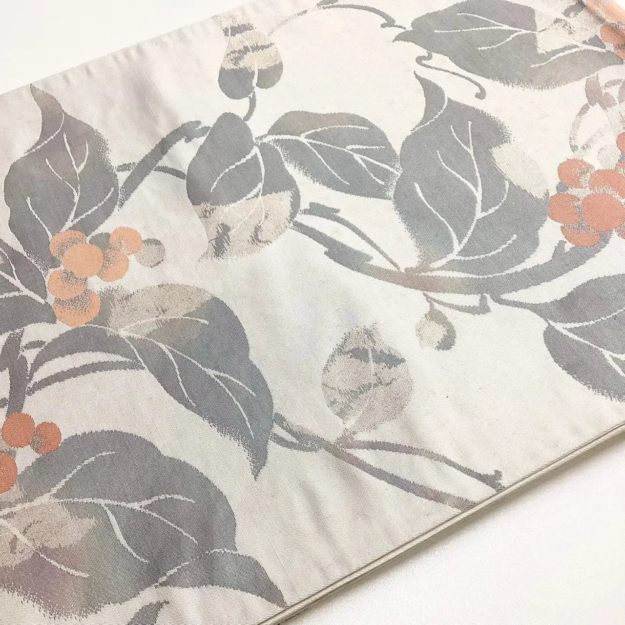 6680# Japanese Vintage Fukuro Obi Belt Kimono Fabric Silk Traditional