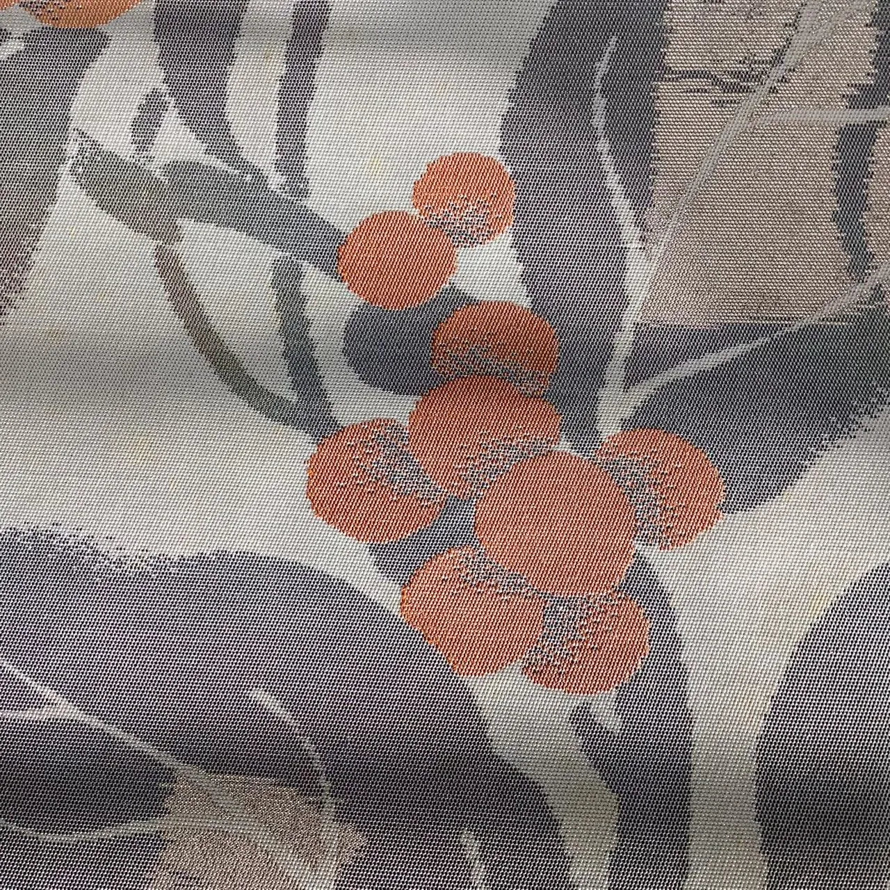 6680# Japanese Vintage Fukuro Obi Belt Kimono Fabric Silk Traditional