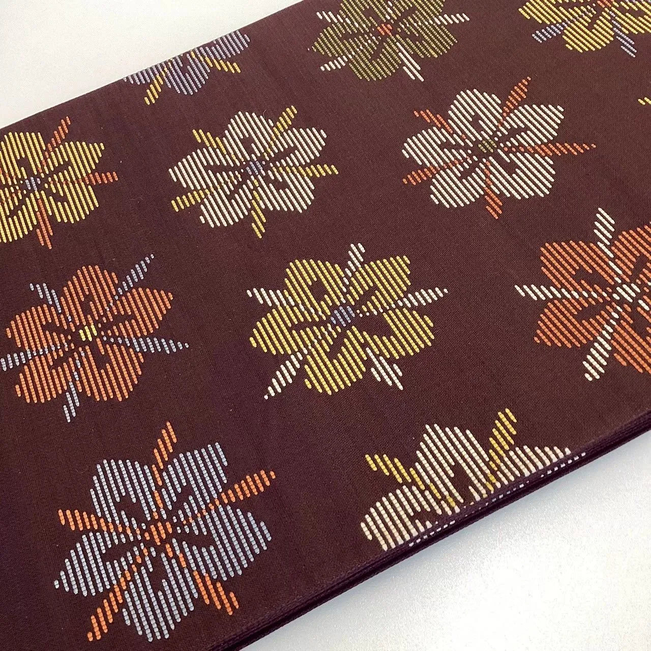 6682# Japanese Vintage Fukuro Obi Belt Kimono Fabric Silk Traditional