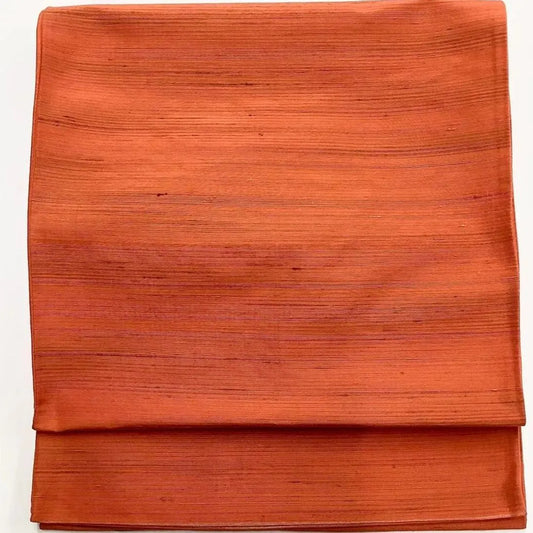 6668# Japanese Vintage Fukuro Obi Belt Kimono Pongee Fabric Silk Traditional