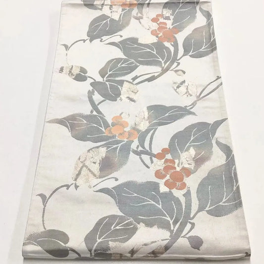 6680# Japanese Vintage Fukuro Obi Belt Kimono Fabric Silk Traditional