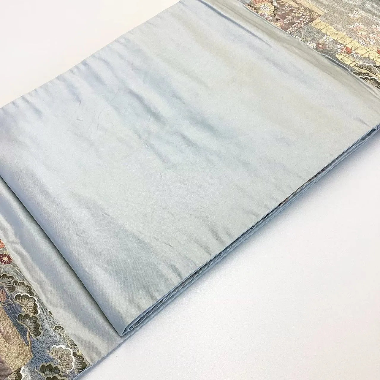 6683# Japanese Vintage Fukuro Obi Belt Kimono Fabric Silk Traditional