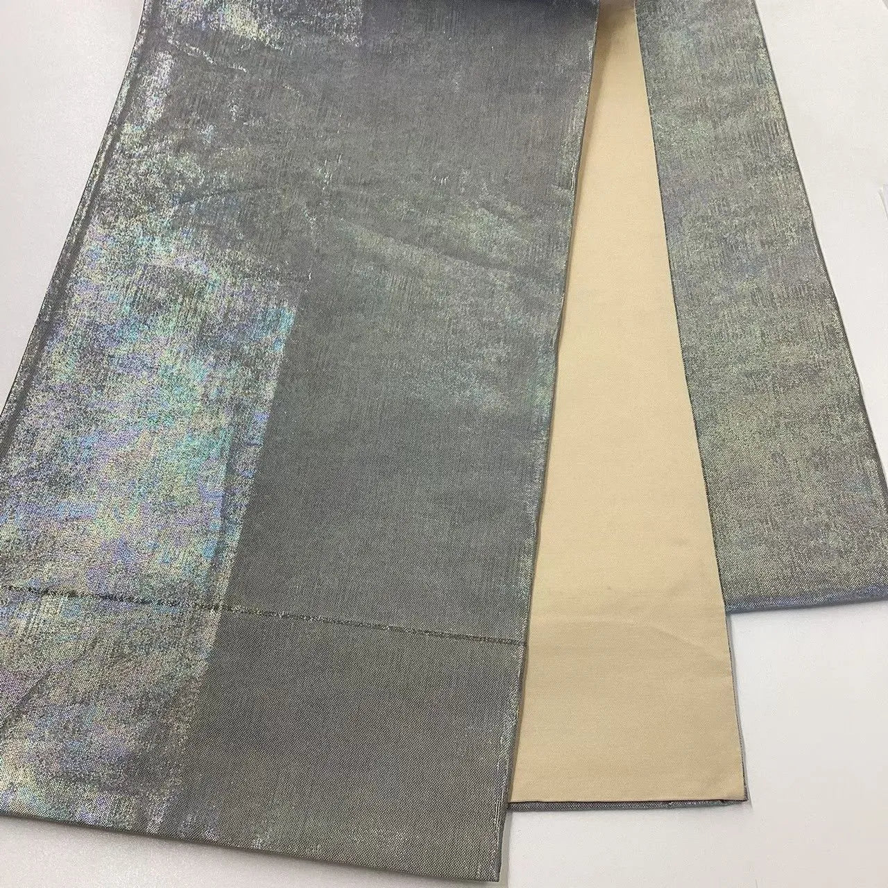 6684# Japanese Vintage Fukuro Obi Belt Kimono Fabric Silk Traditional