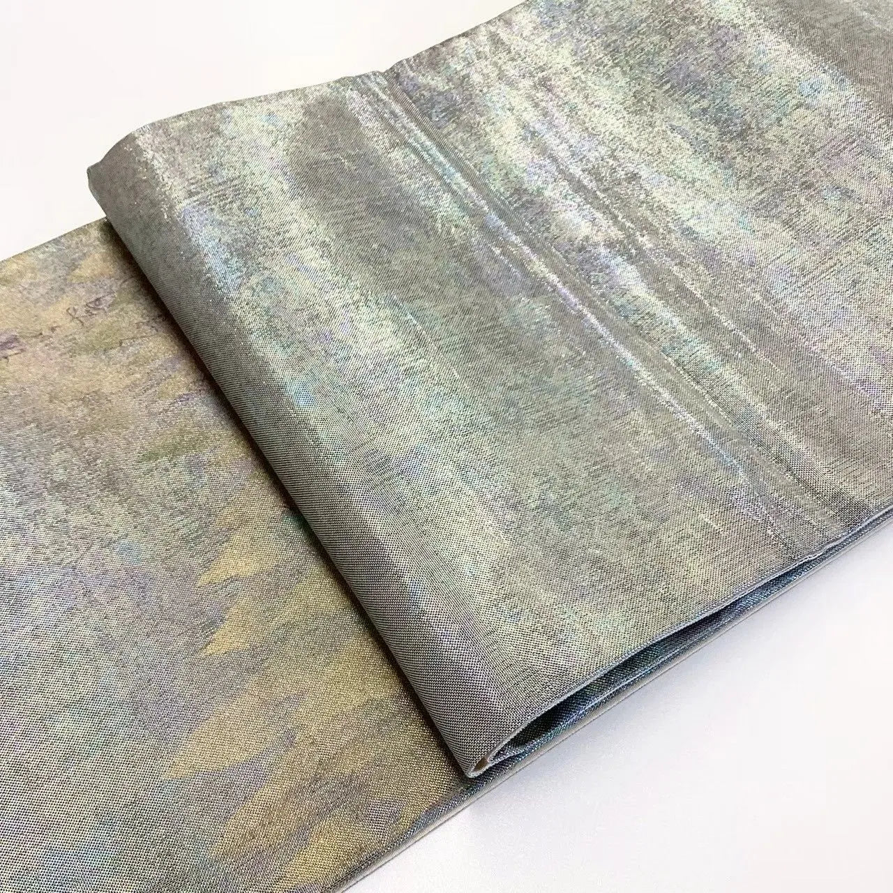 6684# Japanese Vintage Fukuro Obi Belt Kimono Fabric Silk Traditional